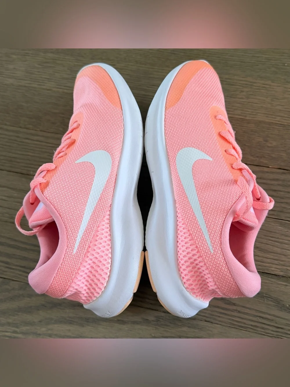 Nike Women's Pink Coral Flex Experience RN Sneakers - Size 7